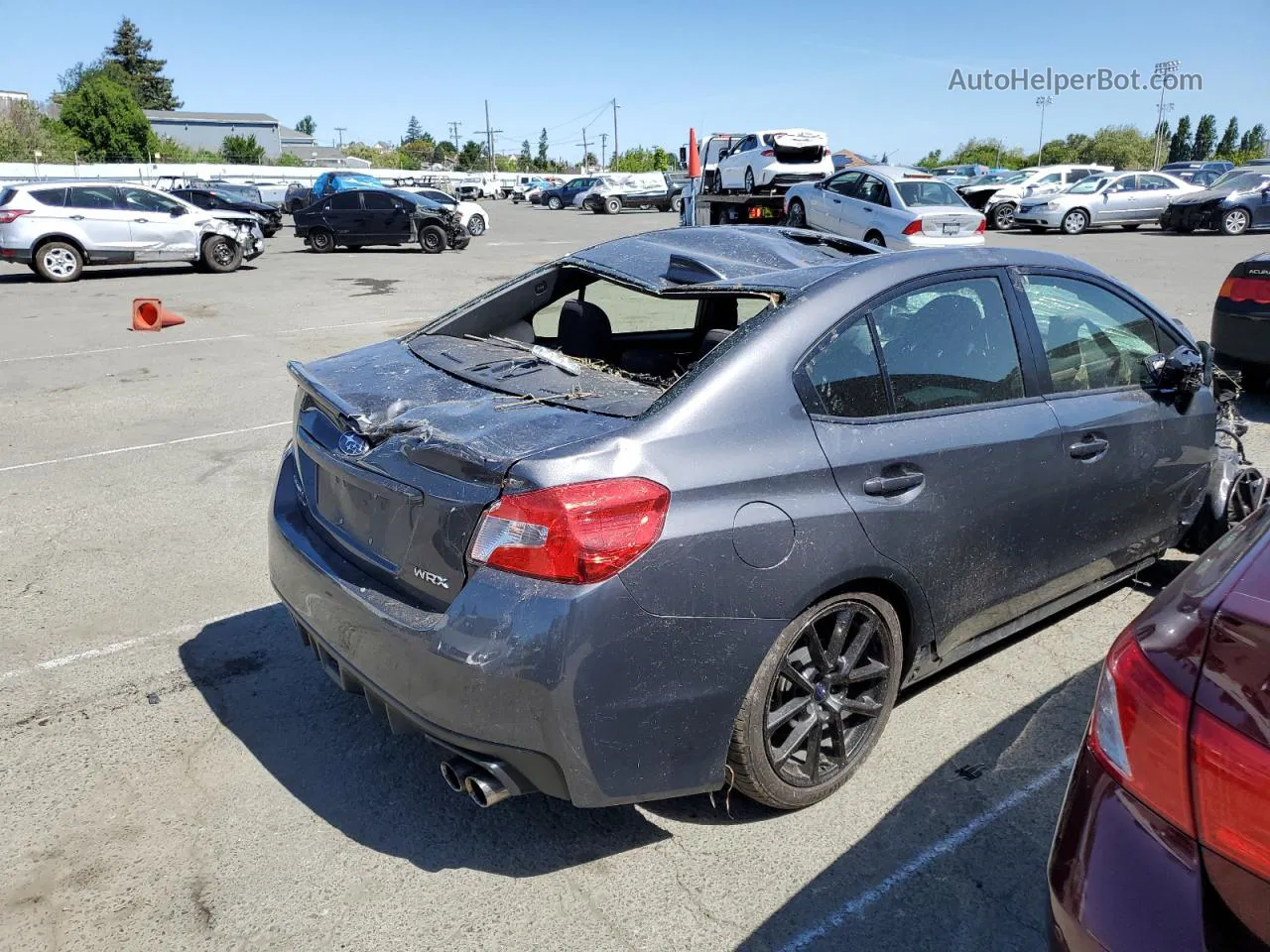 2021 Subaru Wrx Premium Charcoal vin: JF1VA1C68M9808743