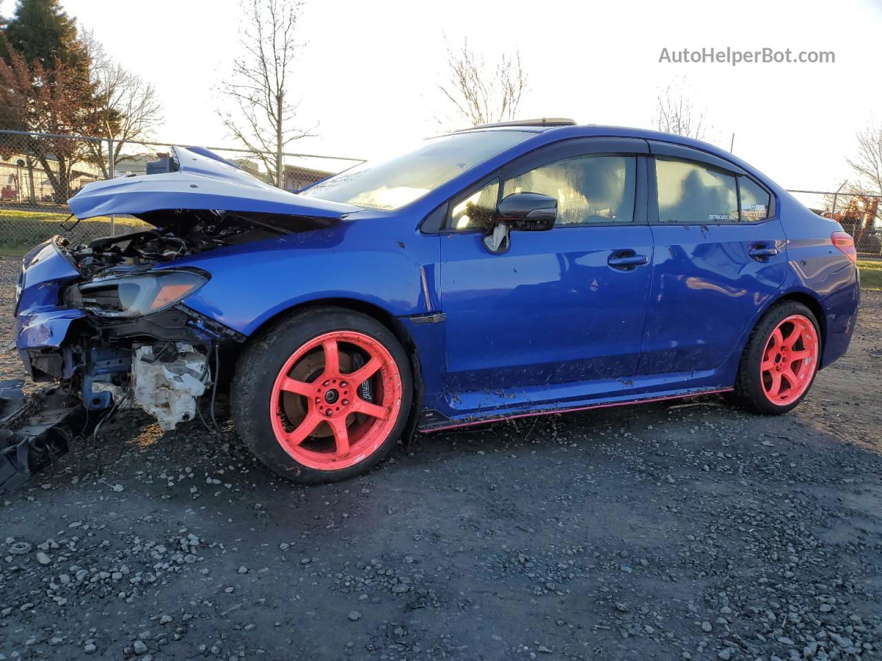 2021 Subaru Wrx Premium Синий vin: JF1VA1C68M9817670