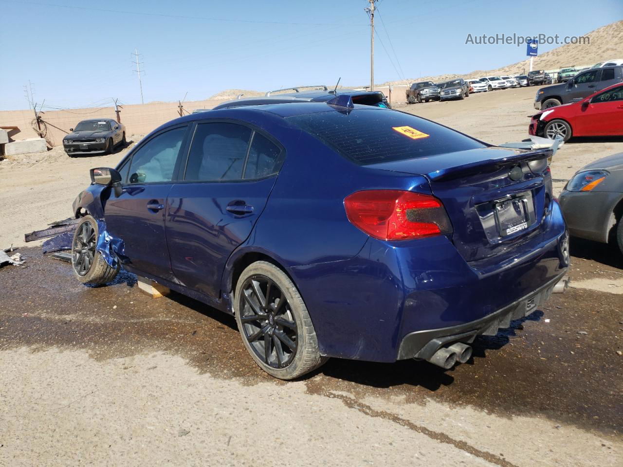 2021 Subaru Wrx Premium Blue vin: JF1VA1C68M9821301