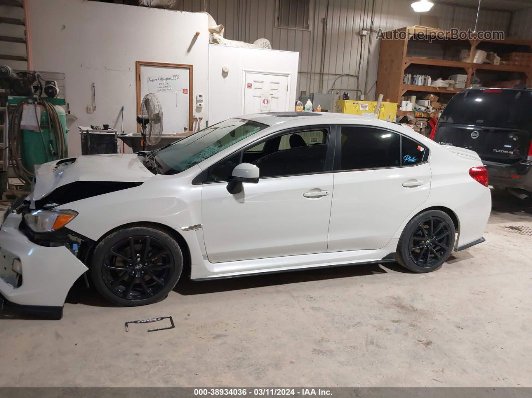 2018 Subaru Wrx Premium White vin: JF1VA1C69J9807502