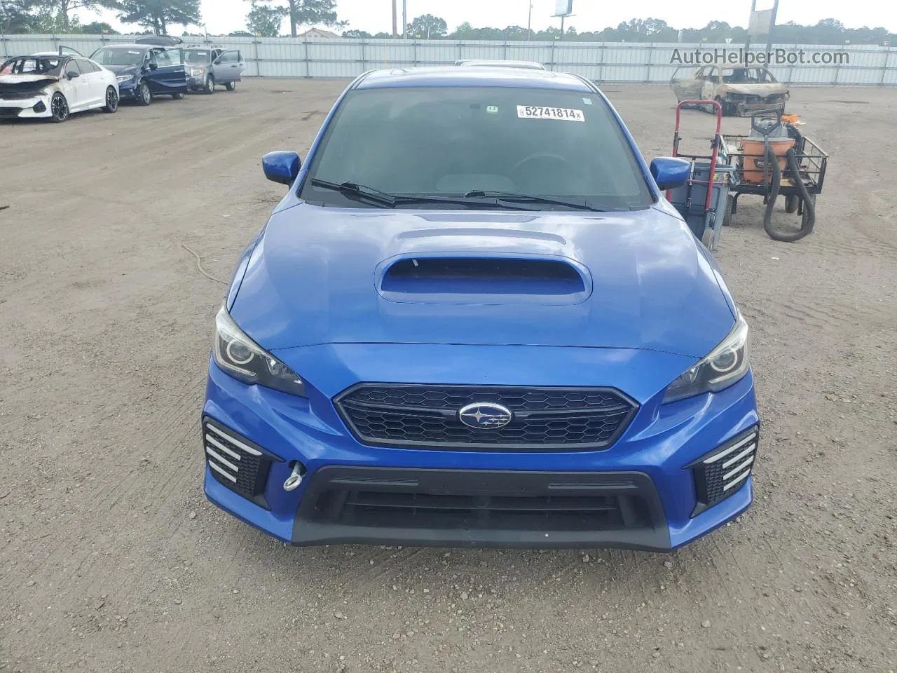 2018 Subaru Wrx Premium Синий vin: JF1VA1C6XJ9812868