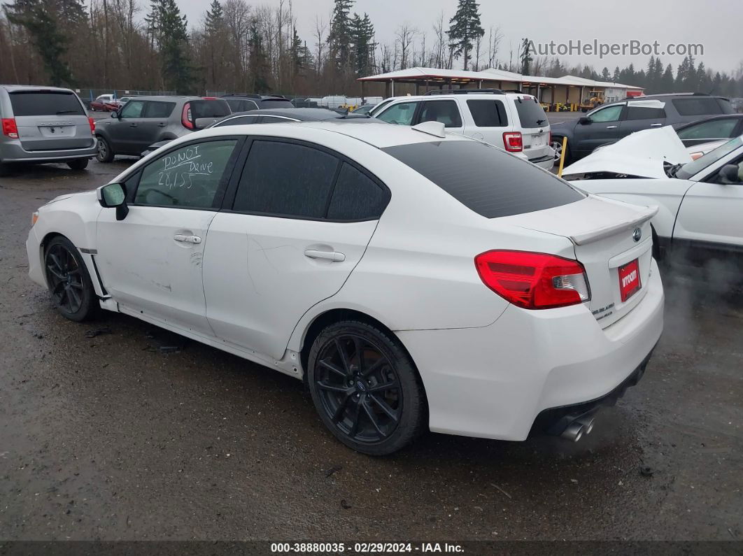 2020 Subaru Wrx Premium White vin: JF1VA1C6XL9831262