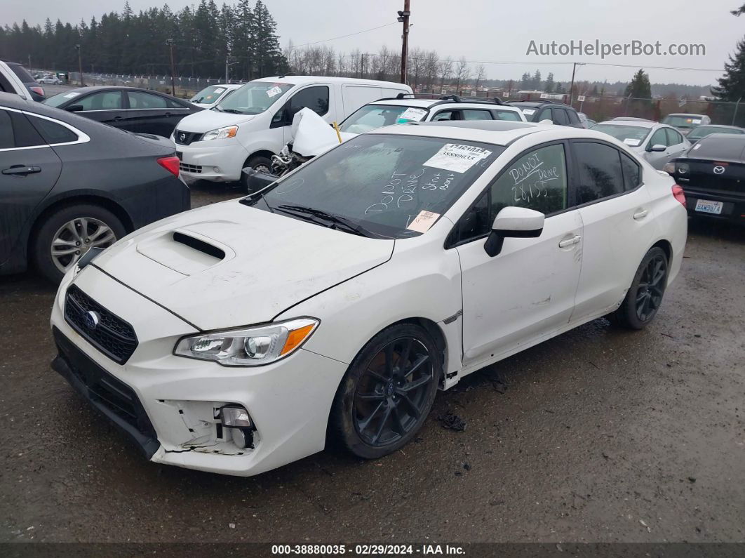 2020 Subaru Wrx Premium White vin: JF1VA1C6XL9831262