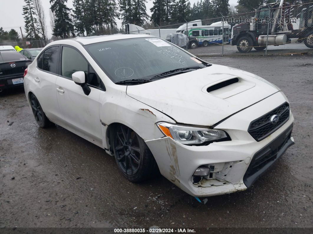 2020 Subaru Wrx Premium White vin: JF1VA1C6XL9831262