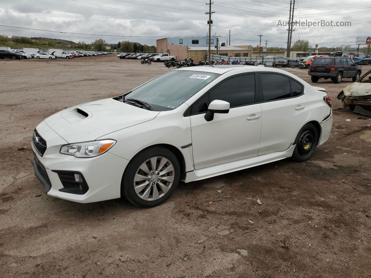 2021 Subaru Wrx Premium White vin: JF1VA1C6XM9819923