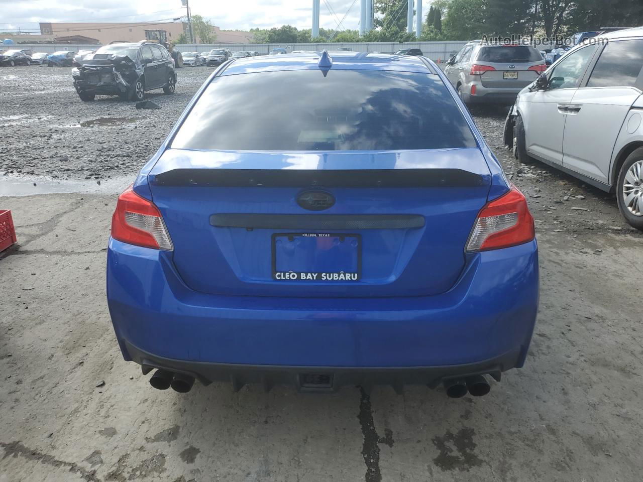 2017 Subaru Wrx Premium Blue vin: JF1VA1E60H9817732