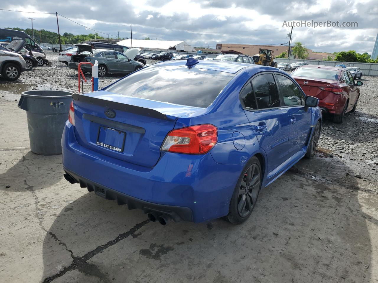 2017 Subaru Wrx Premium Blue vin: JF1VA1E60H9817732