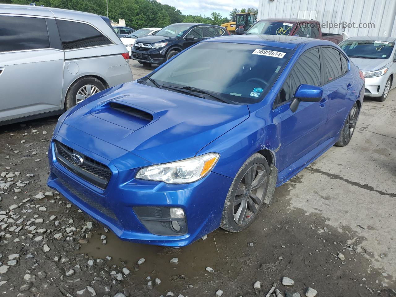 2017 Subaru Wrx Premium Blue vin: JF1VA1E60H9817732