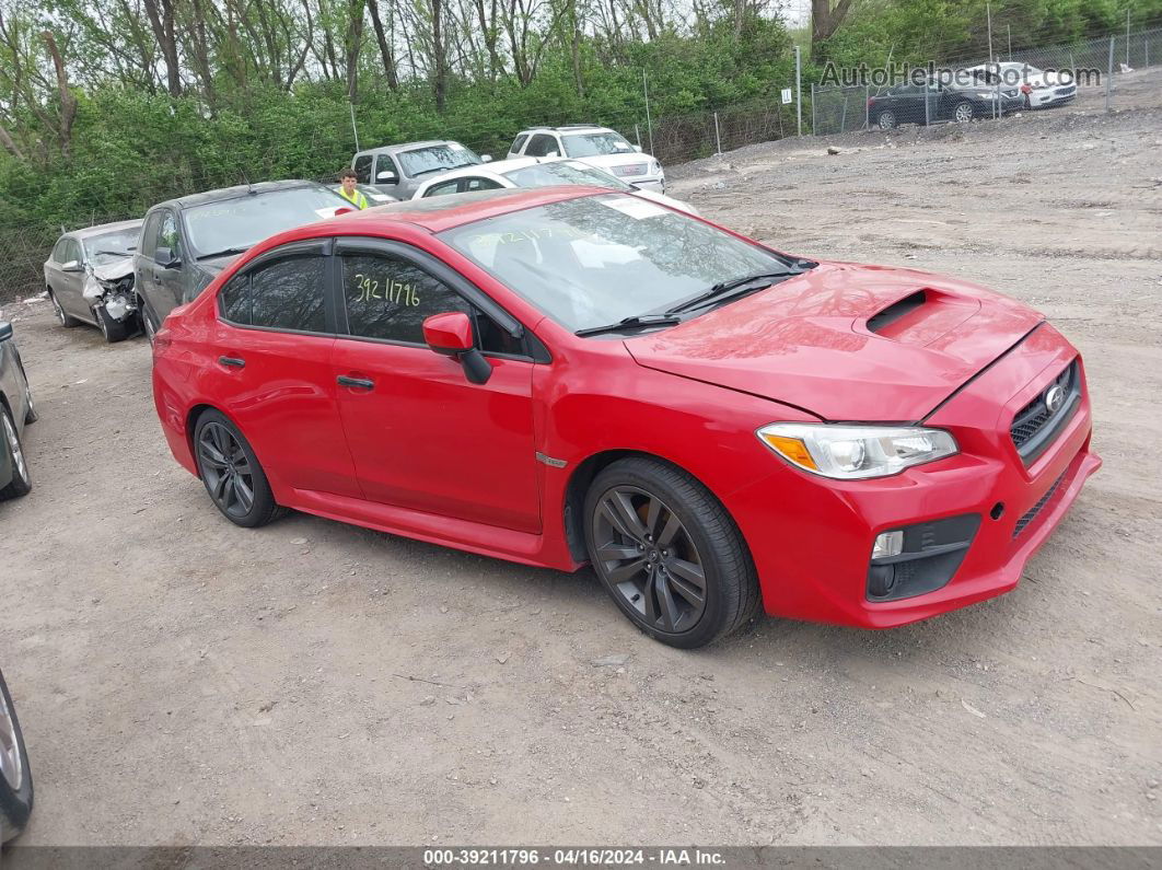 2017 Subaru Wrx Premium Red vin: JF1VA1E60H9827368