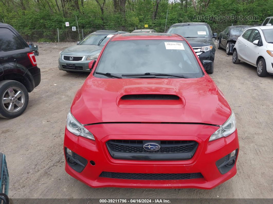 2017 Subaru Wrx Premium Red vin: JF1VA1E60H9827368