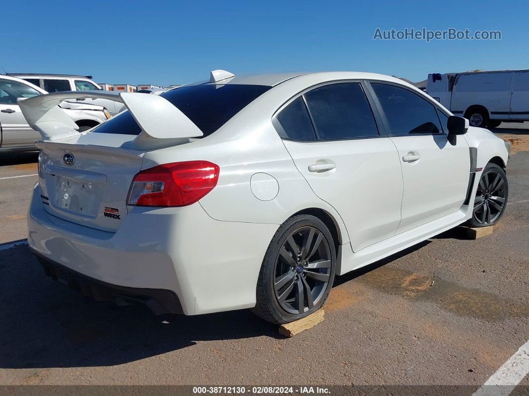 2017 Subaru Wrx Premium White vin: JF1VA1E60H9833669