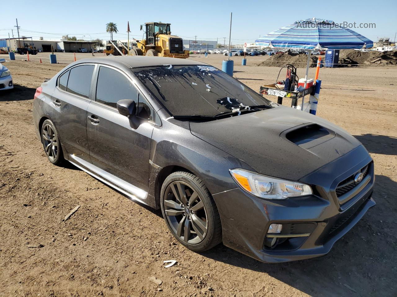 2017 Subaru Wrx Premium Gray vin: JF1VA1E60H9836619