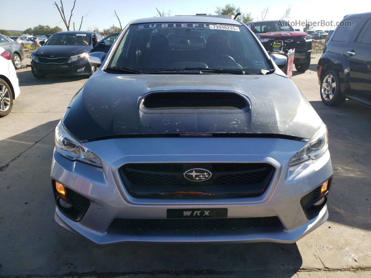 2017 Subaru Wrx Premium Silver vin: JF1VA1E61H8831208