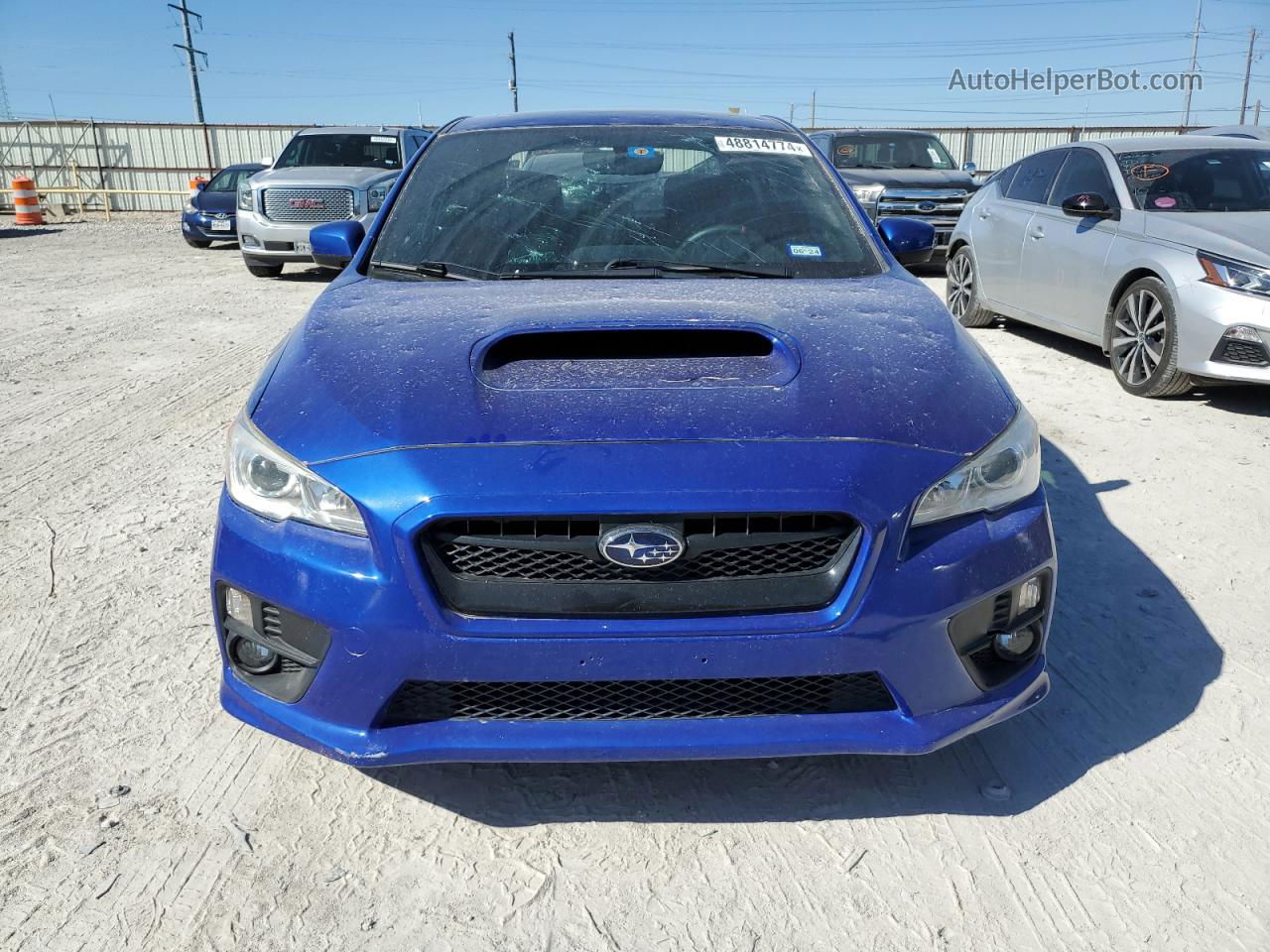 2017 Subaru Wrx Premium Blue vin: JF1VA1E61H9809462