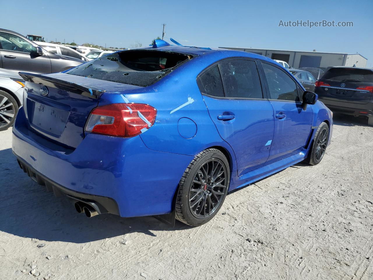 2017 Subaru Wrx Premium Blue vin: JF1VA1E61H9809462