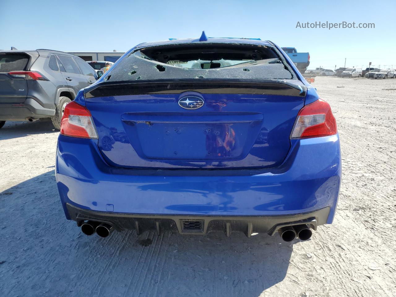 2017 Subaru Wrx Premium Blue vin: JF1VA1E61H9809462