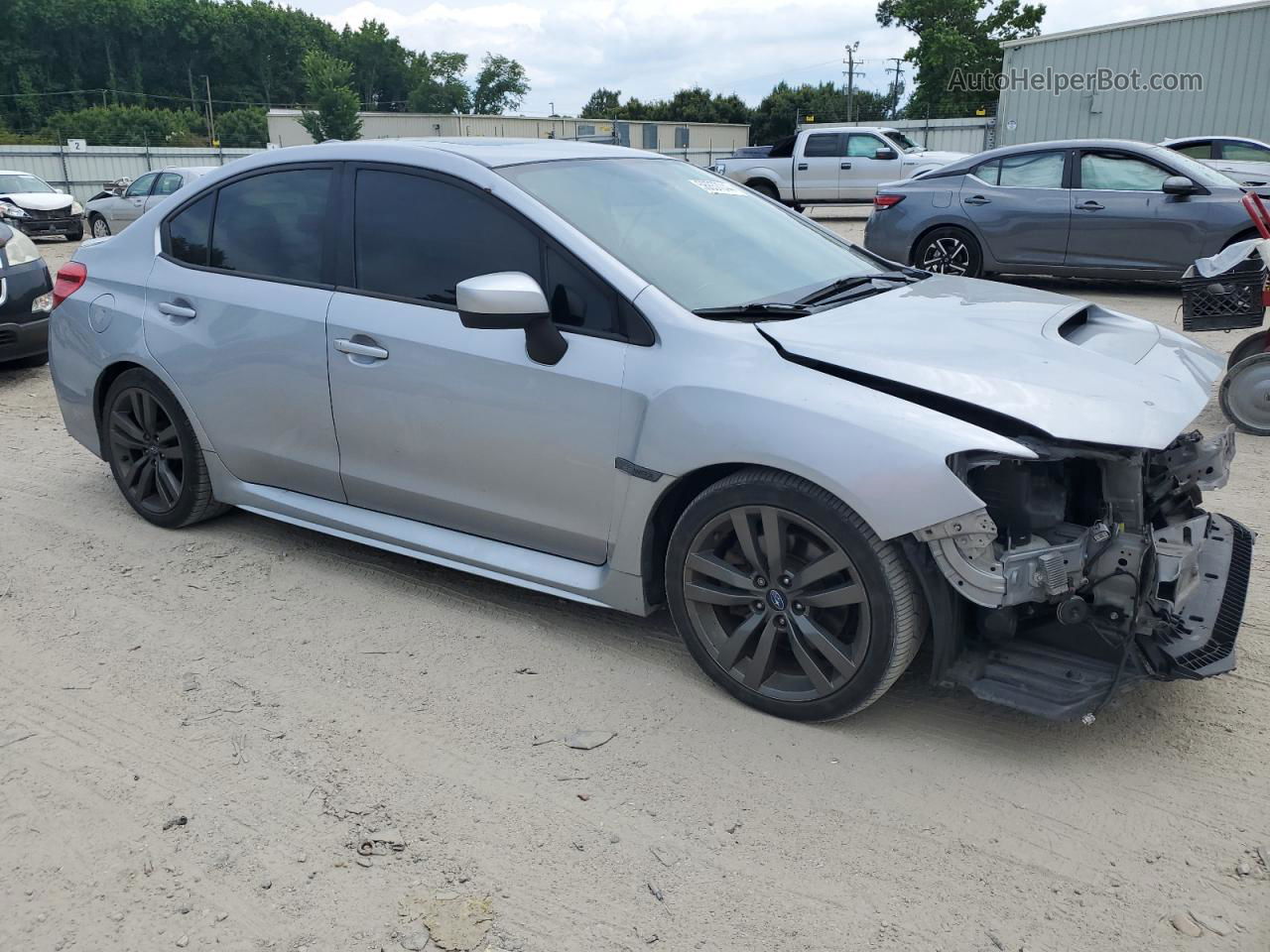 2017 Subaru Wrx Premium Silver vin: JF1VA1E62H8833033