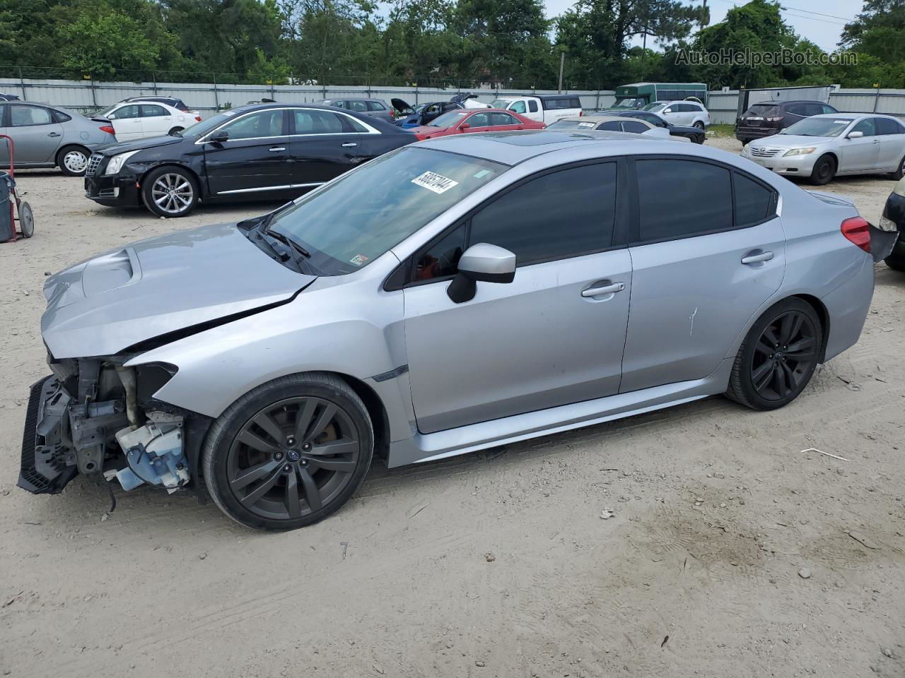 2017 Subaru Wrx Premium Silver vin: JF1VA1E62H8833033