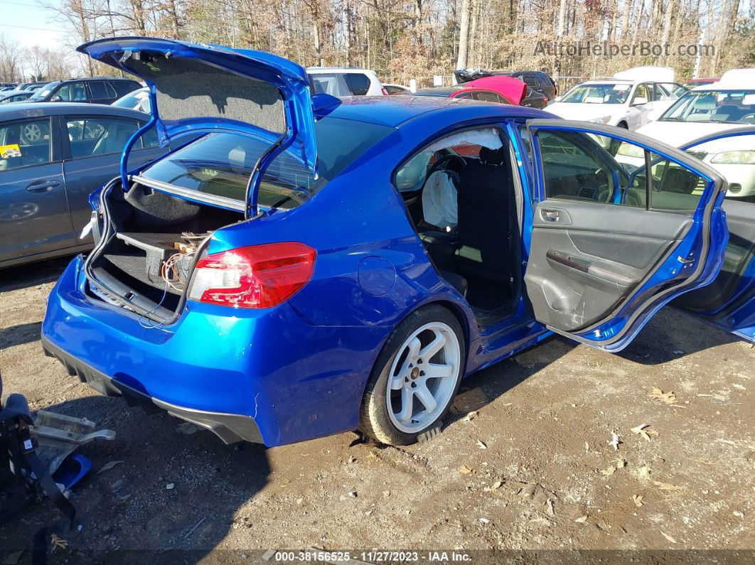 2017 Subaru Wrx Premium Blue vin: JF1VA1E62H9834788