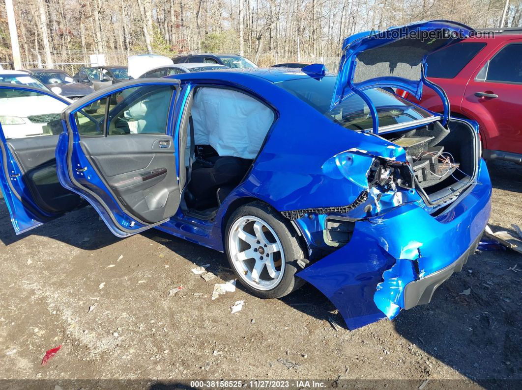 2017 Subaru Wrx Premium Blue vin: JF1VA1E62H9834788