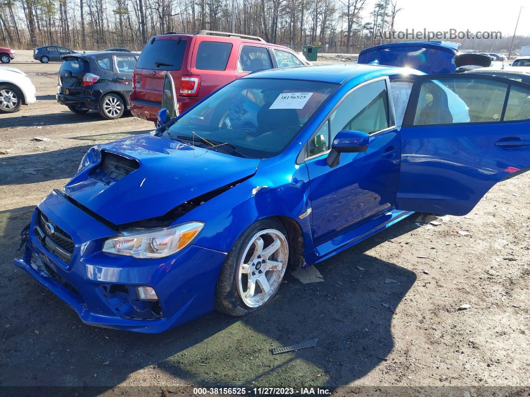 2017 Subaru Wrx Premium Blue vin: JF1VA1E62H9834788