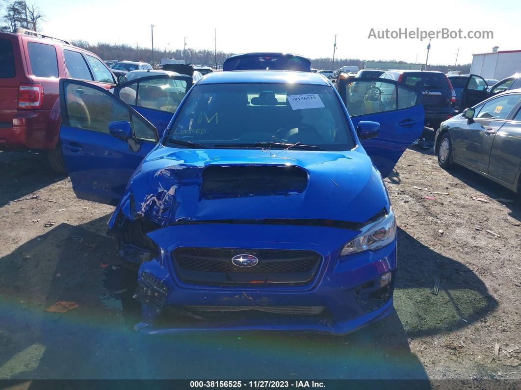 2017 Subaru Wrx Premium Blue vin: JF1VA1E62H9834788