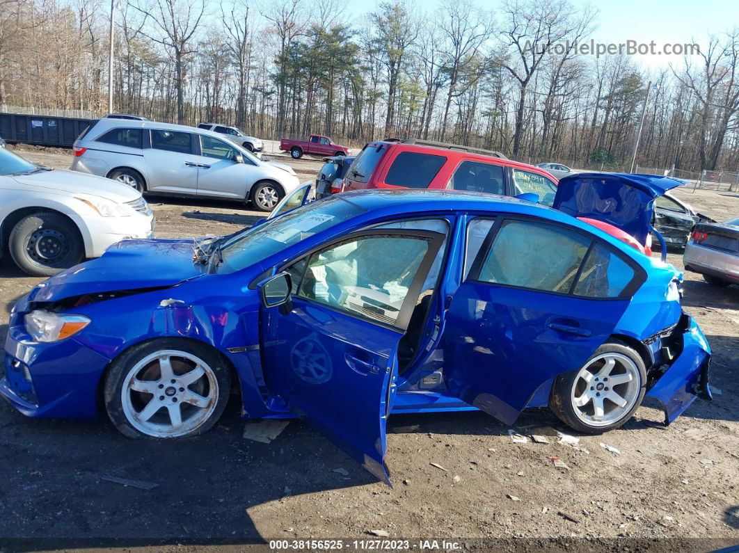 2017 Subaru Wrx Premium Blue vin: JF1VA1E62H9834788