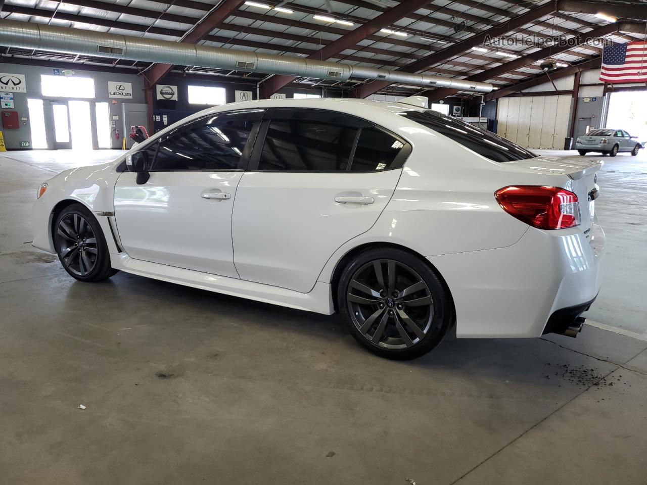 2017 Subaru Wrx Premium White vin: JF1VA1E63H8828648