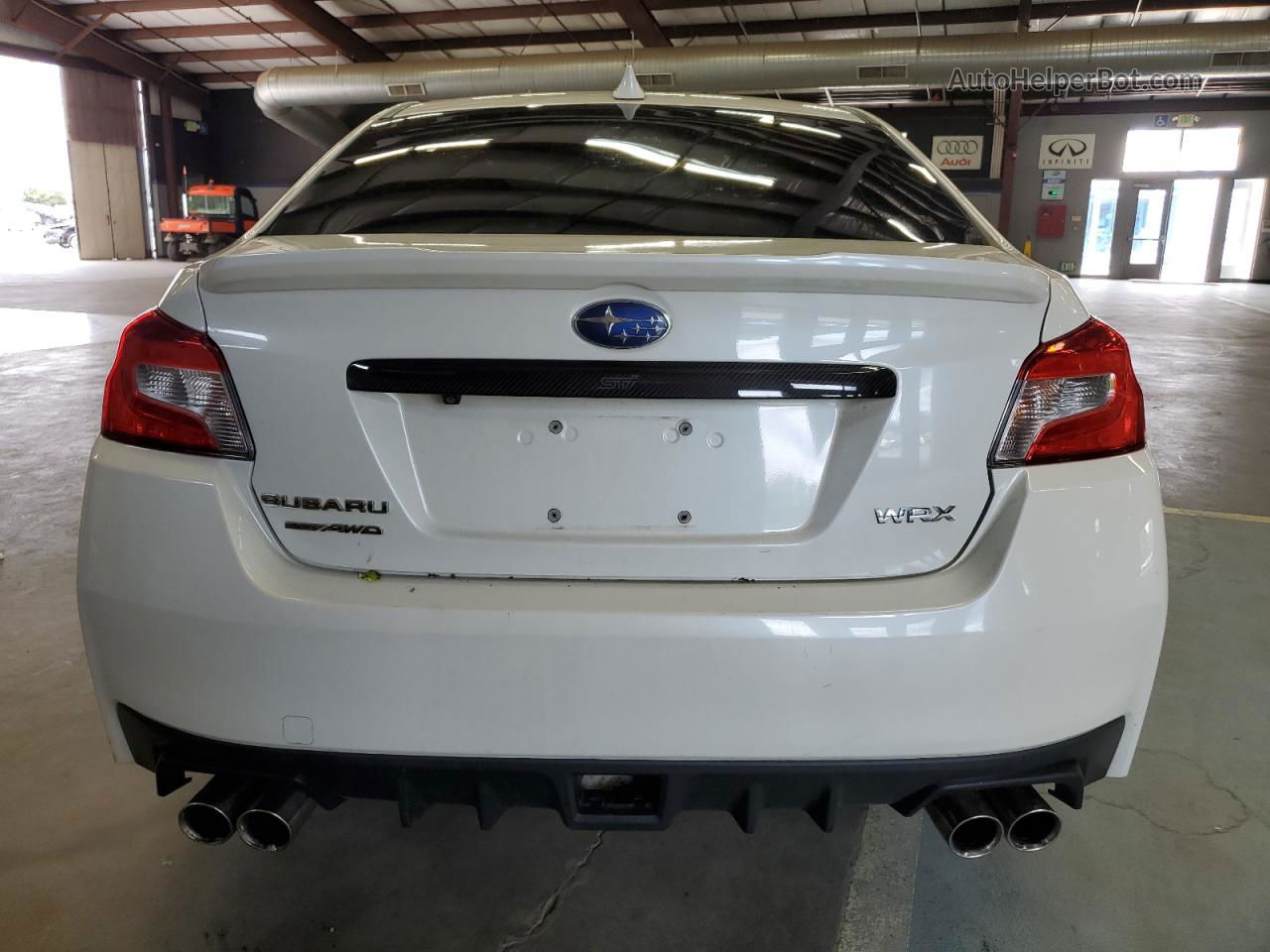 2017 Subaru Wrx Premium White vin: JF1VA1E63H8828648