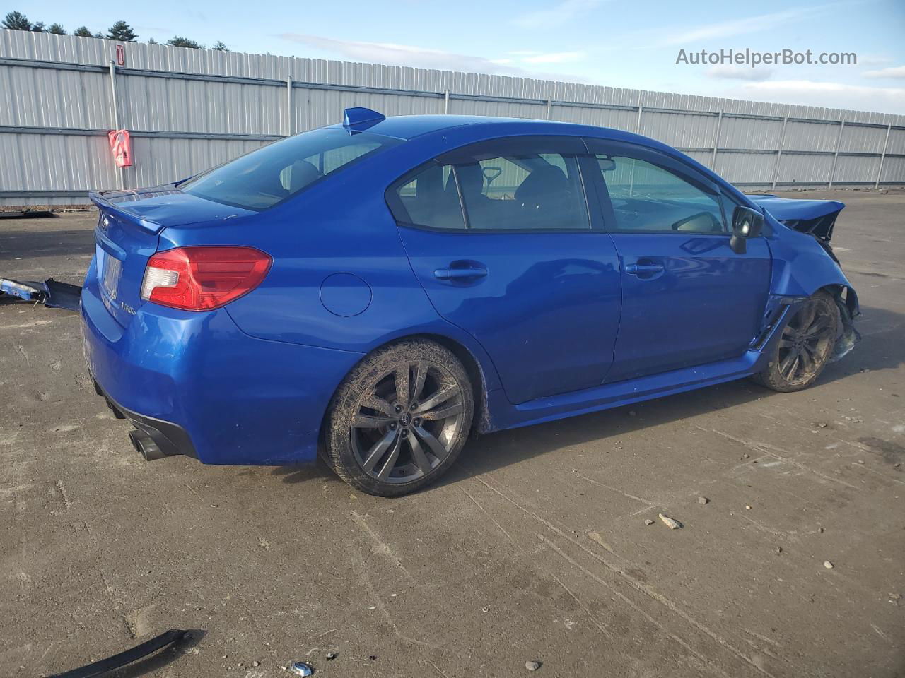 2017 Subaru Wrx Premium Blue vin: JF1VA1E63H9807129