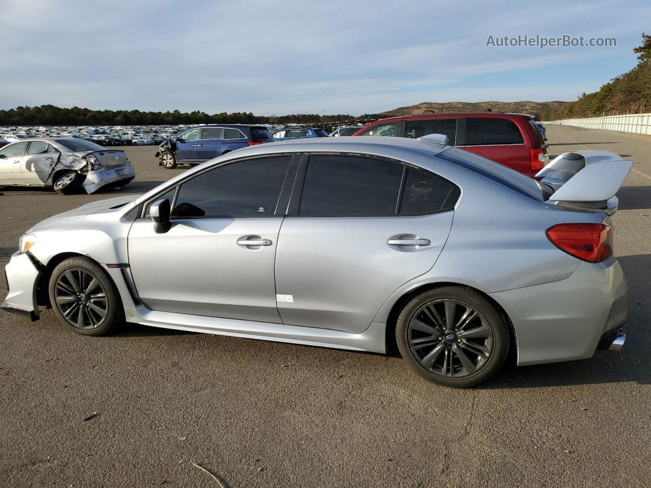 2017 Subaru Wrx Premium Silver vin: JF1VA1E63H9813206