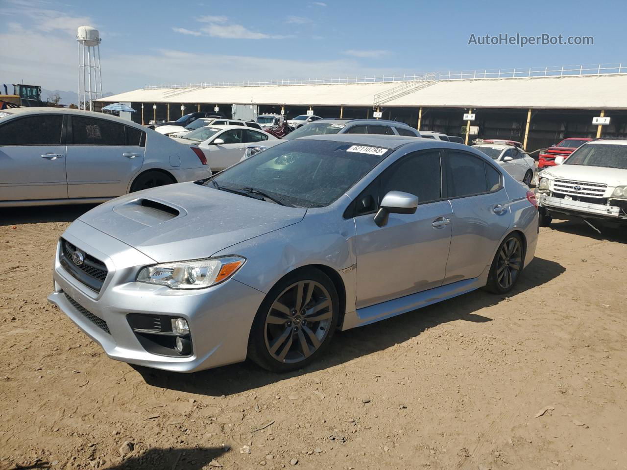 2017 Subaru Wrx Premium Silver vin: JF1VA1E63H9819099