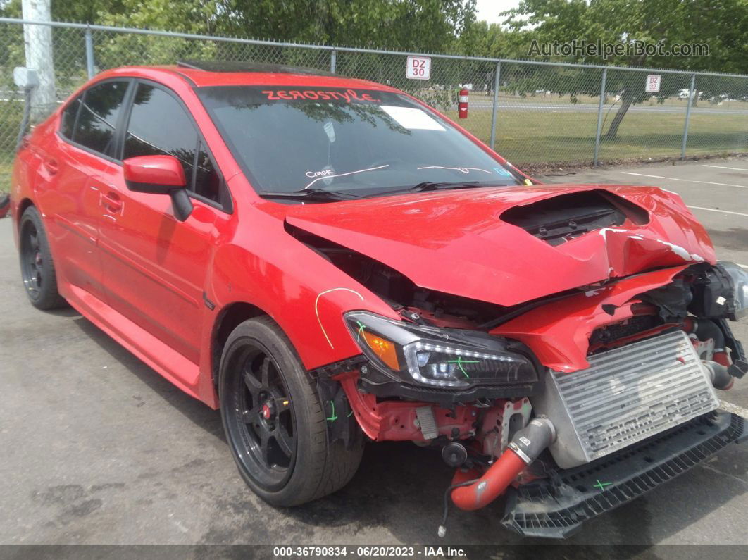 2017 Subaru Wrx Premium Red vin: JF1VA1E63H9833424