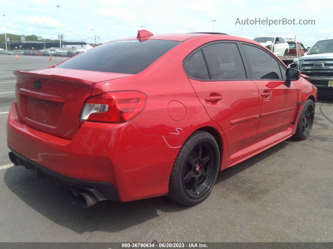 2017 Subaru Wrx Premium Red vin: JF1VA1E63H9833424