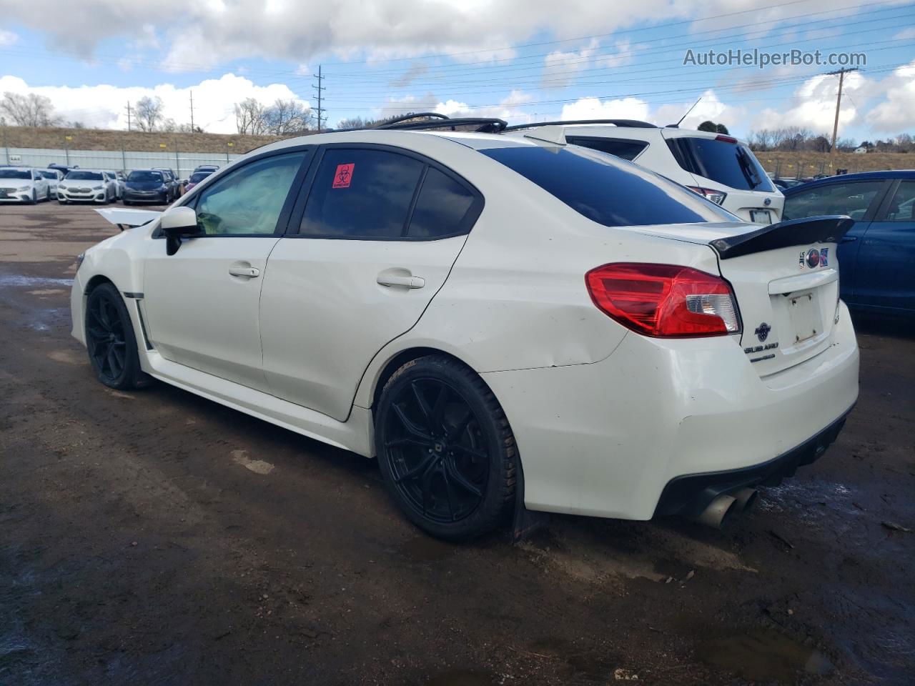 2017 Subaru Wrx Premium White vin: JF1VA1E64H9811223