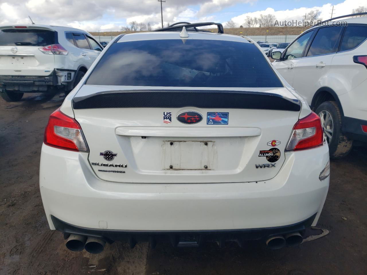 2017 Subaru Wrx Premium White vin: JF1VA1E64H9811223