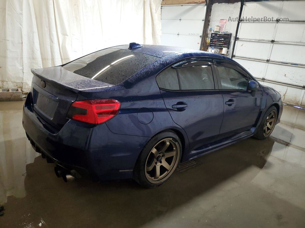 2017 Subaru Wrx Premium Blue vin: JF1VA1E64H9826174