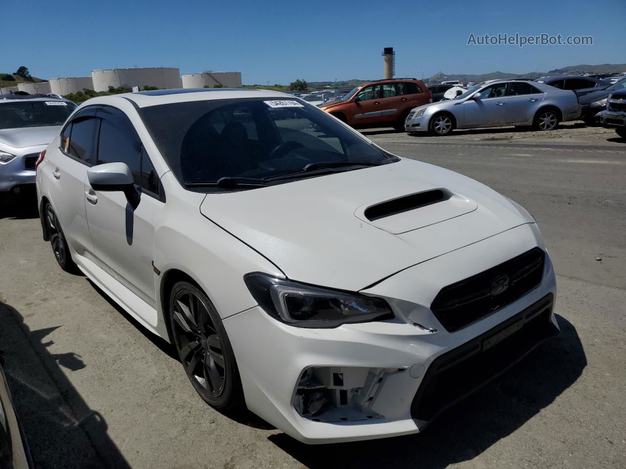 2017 Subaru Wrx Premium White vin: JF1VA1E64H9827731