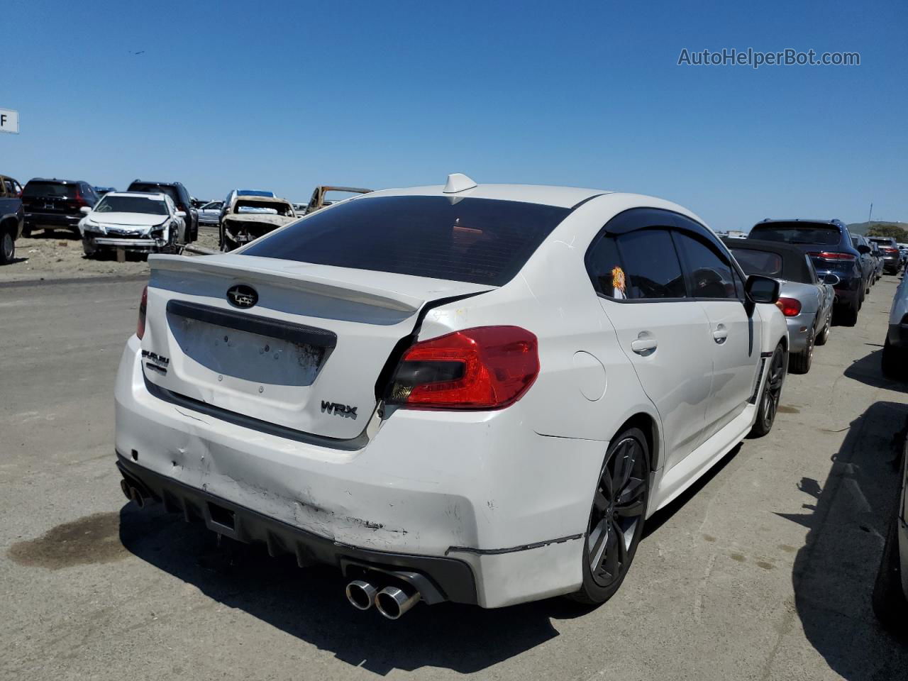 2017 Subaru Wrx Premium White vin: JF1VA1E64H9827731