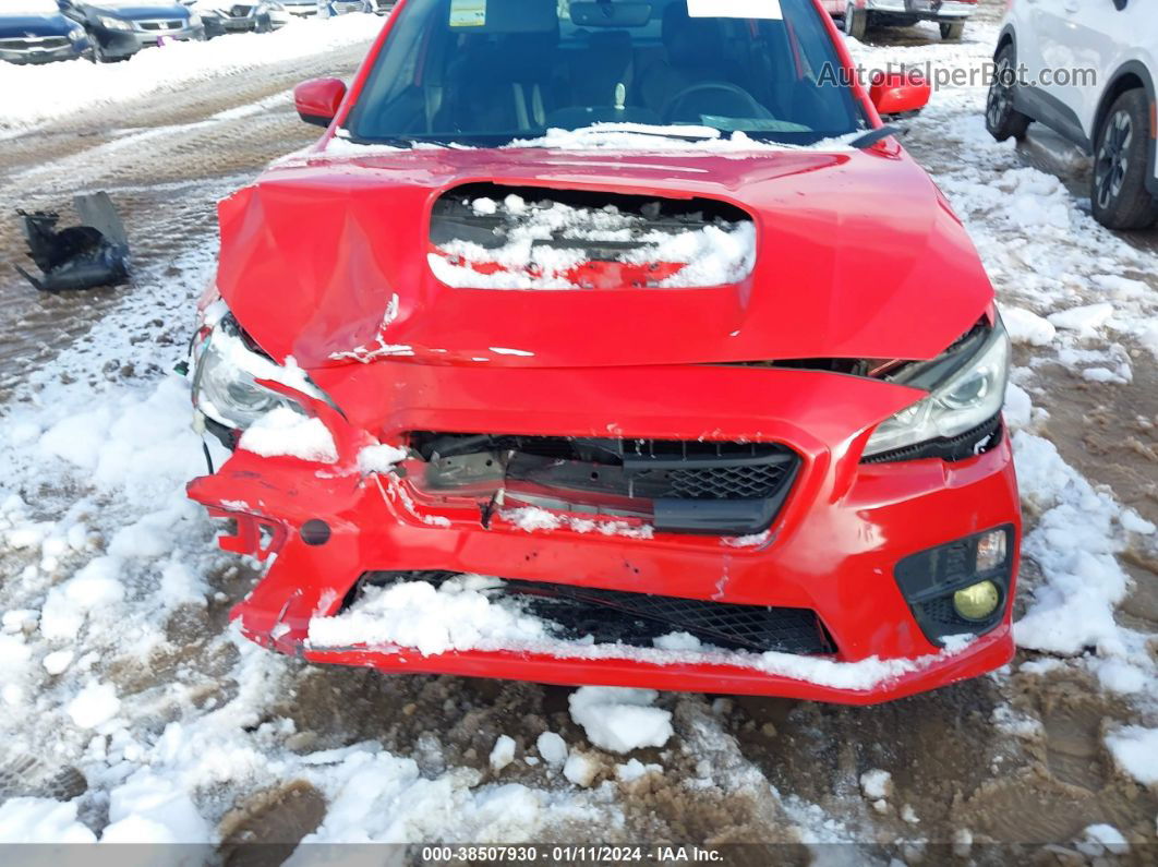 2017 Subaru Wrx Premium Red vin: JF1VA1E65H8833026