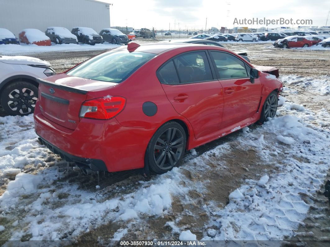 2017 Subaru Wrx Premium Red vin: JF1VA1E65H8833026