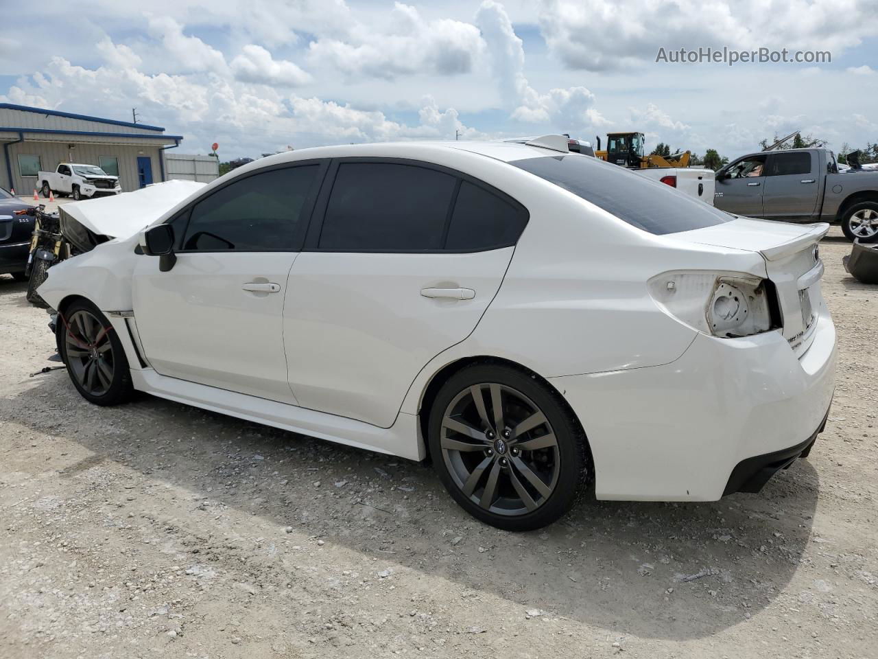 2017 Subaru Wrx Premium White vin: JF1VA1E65H9835109