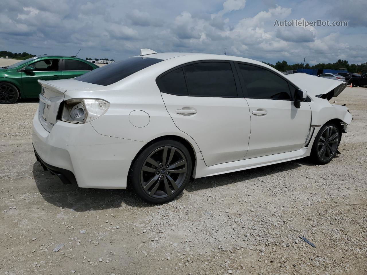 2017 Subaru Wrx Premium White vin: JF1VA1E65H9835109