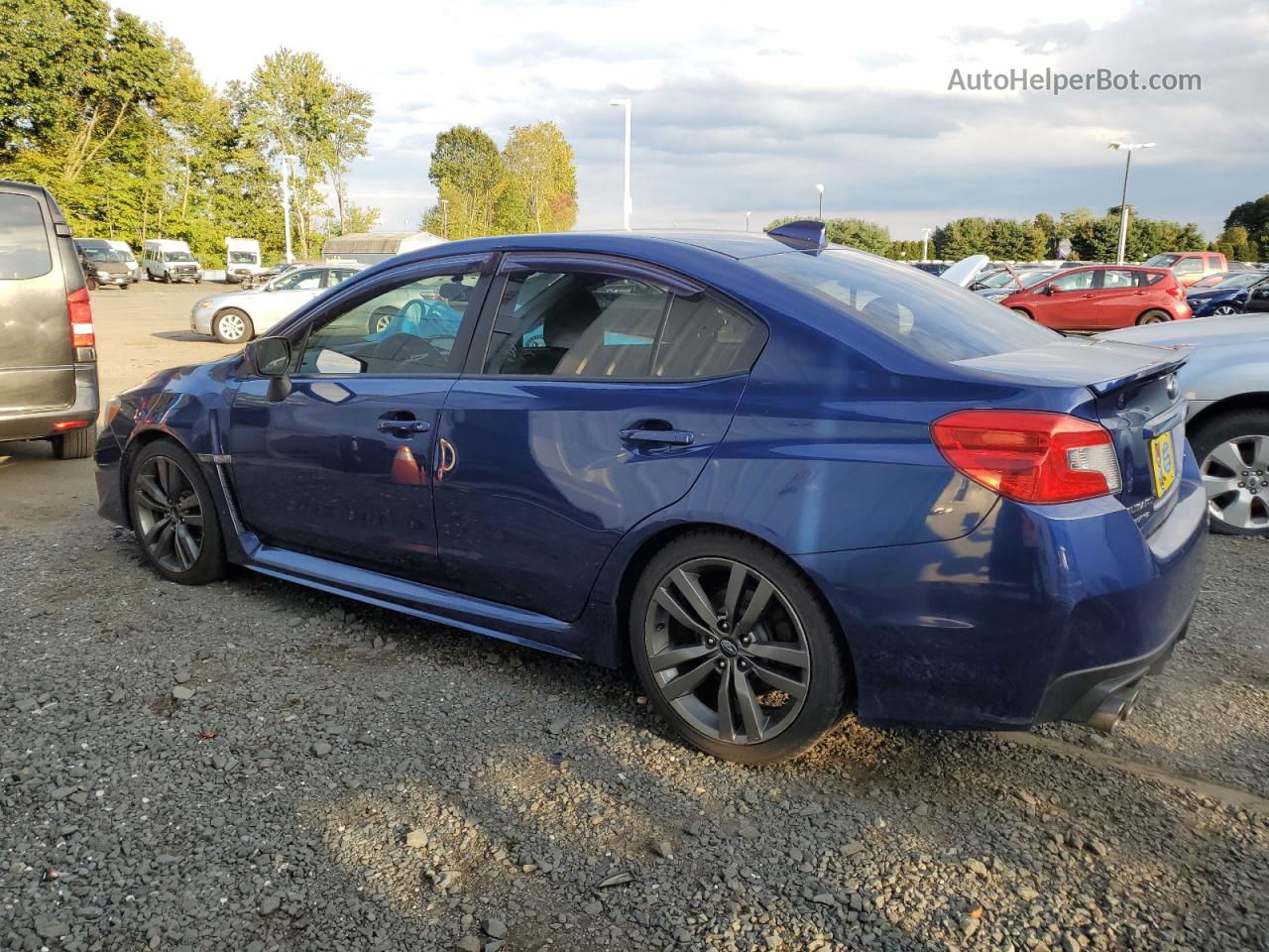 2017 Subaru Wrx Premium Blue vin: JF1VA1E66H8809852