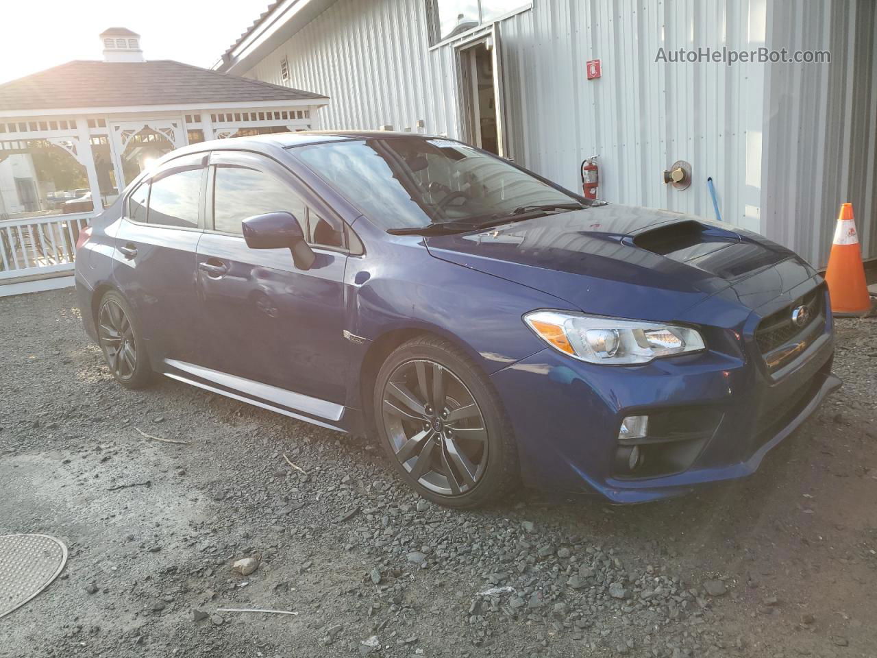 2017 Subaru Wrx Premium Blue vin: JF1VA1E66H8809852