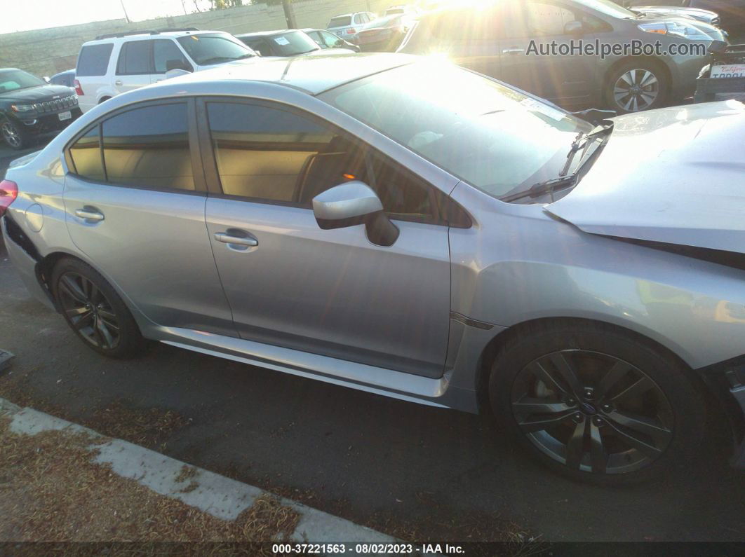 2017 Subaru Wrx Premium Silver vin: JF1VA1E66H8810340