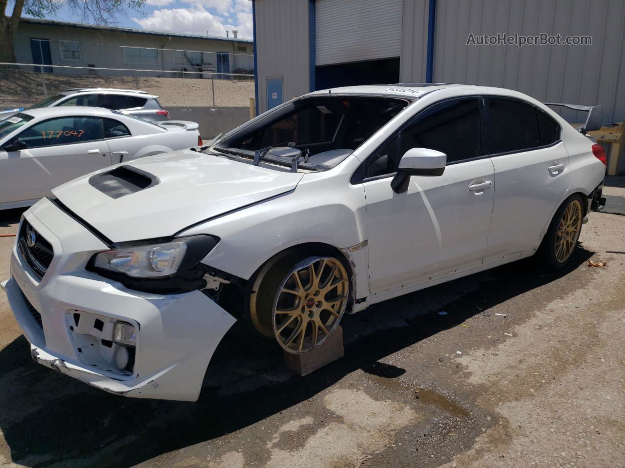 2017 Subaru Wrx Premium White vin: JF1VA1E66H8818521