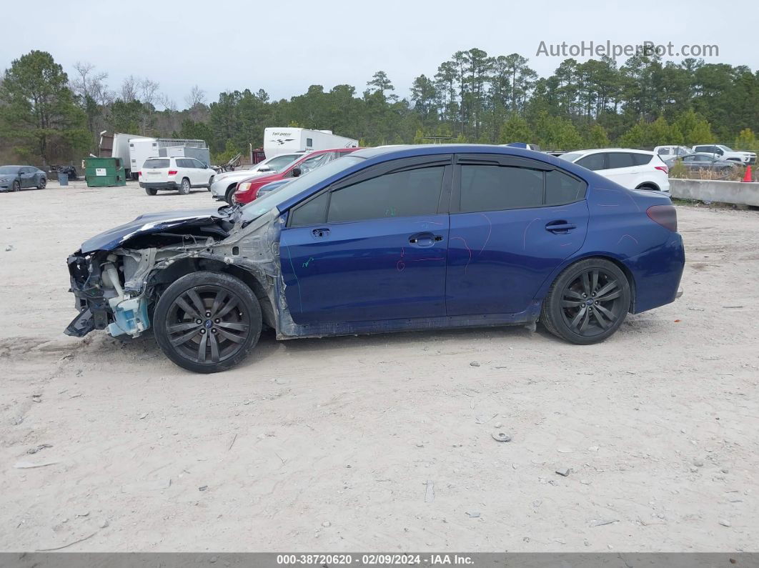 2017 Subaru Wrx Premium Синий vin: JF1VA1E66H9810123