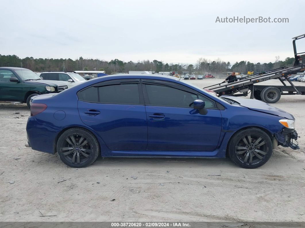 2017 Subaru Wrx Premium Blue vin: JF1VA1E66H9810123