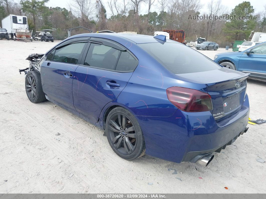 2017 Subaru Wrx Premium Blue vin: JF1VA1E66H9810123